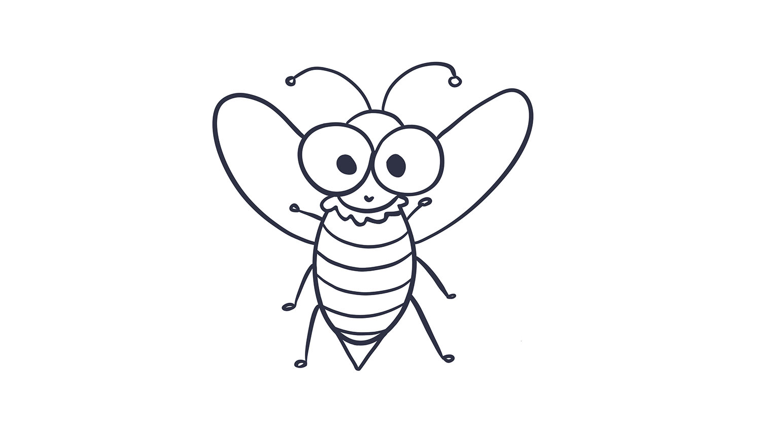 abeja para dibujar