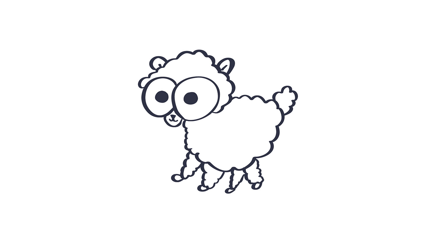 oveja para pintar