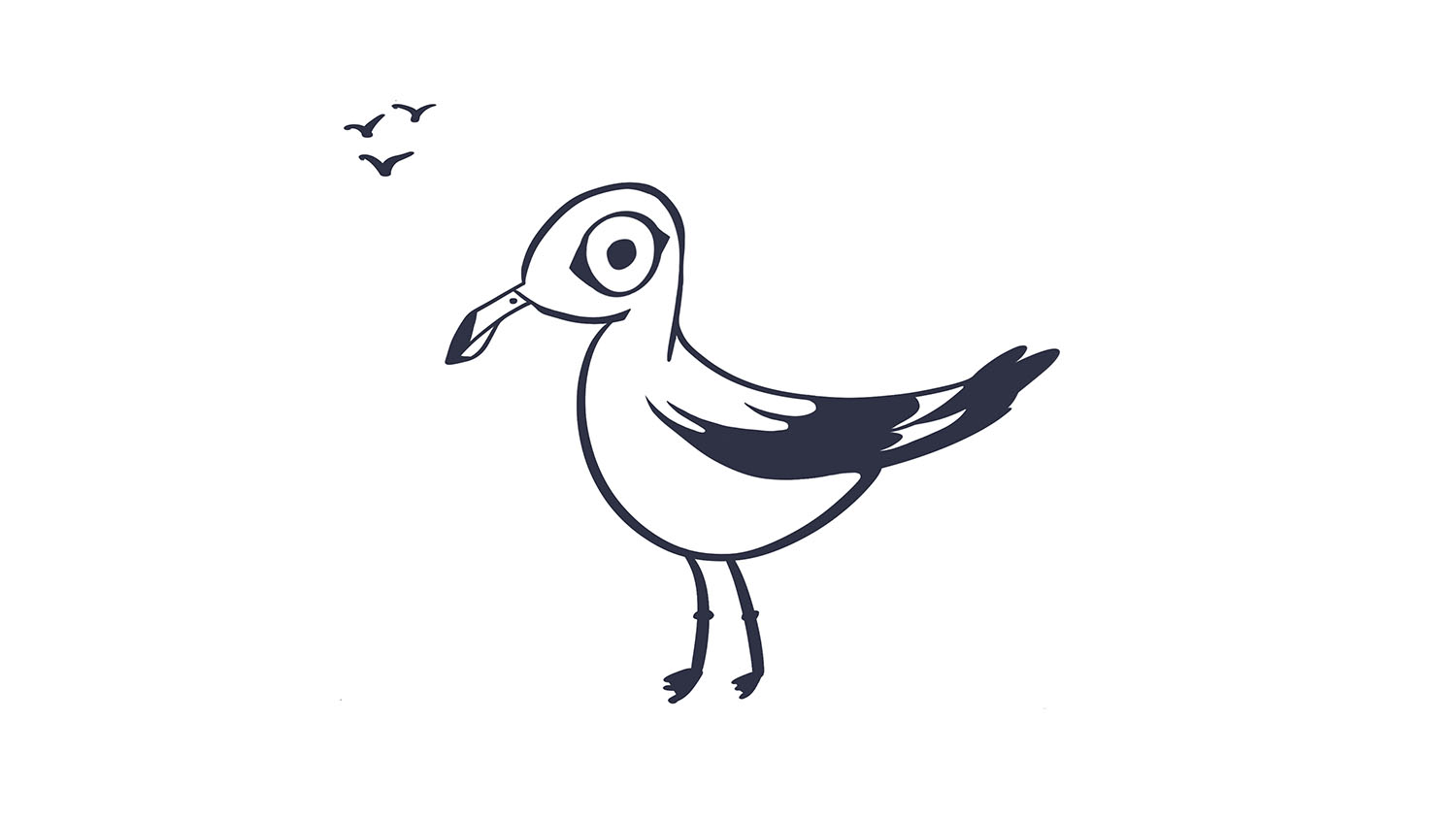 17. Gaviota / Seagull. 103dibujos