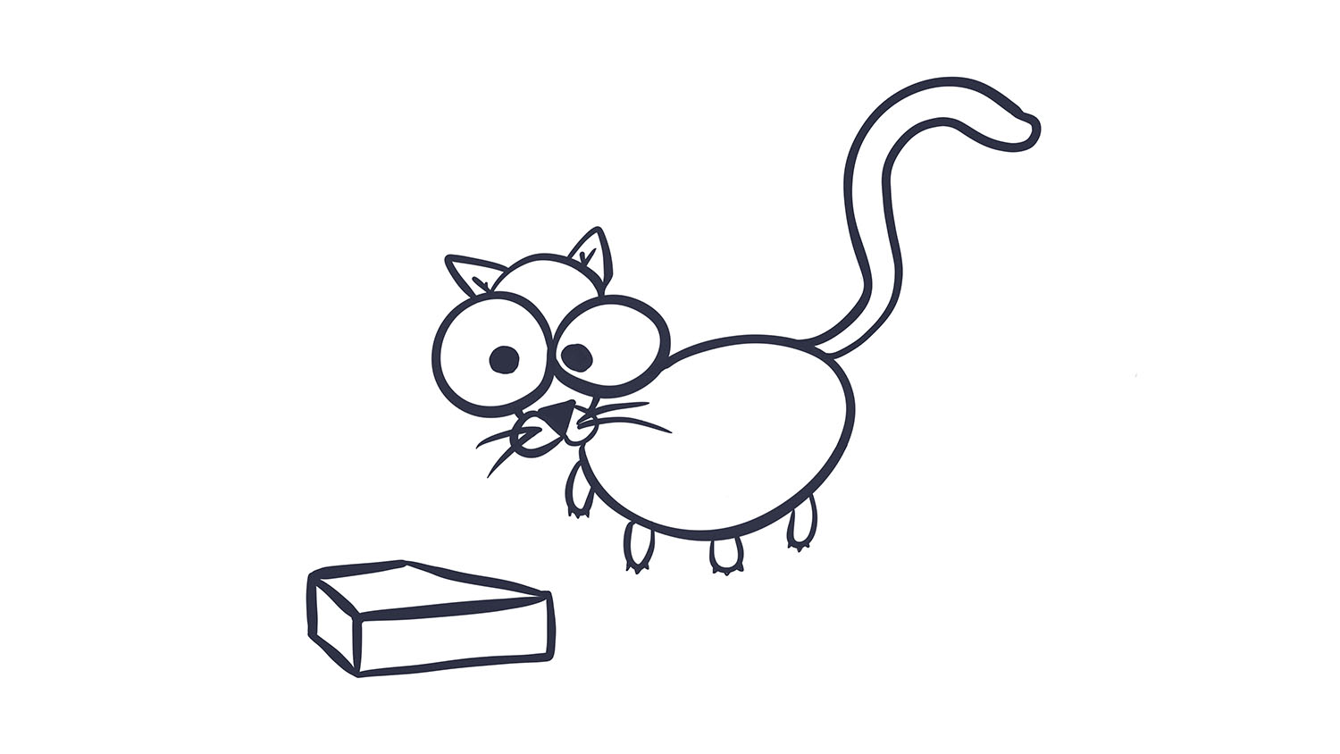gato para dibujar