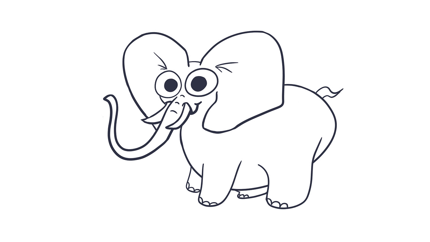 33. Elefante / Elephant. 103dibujos