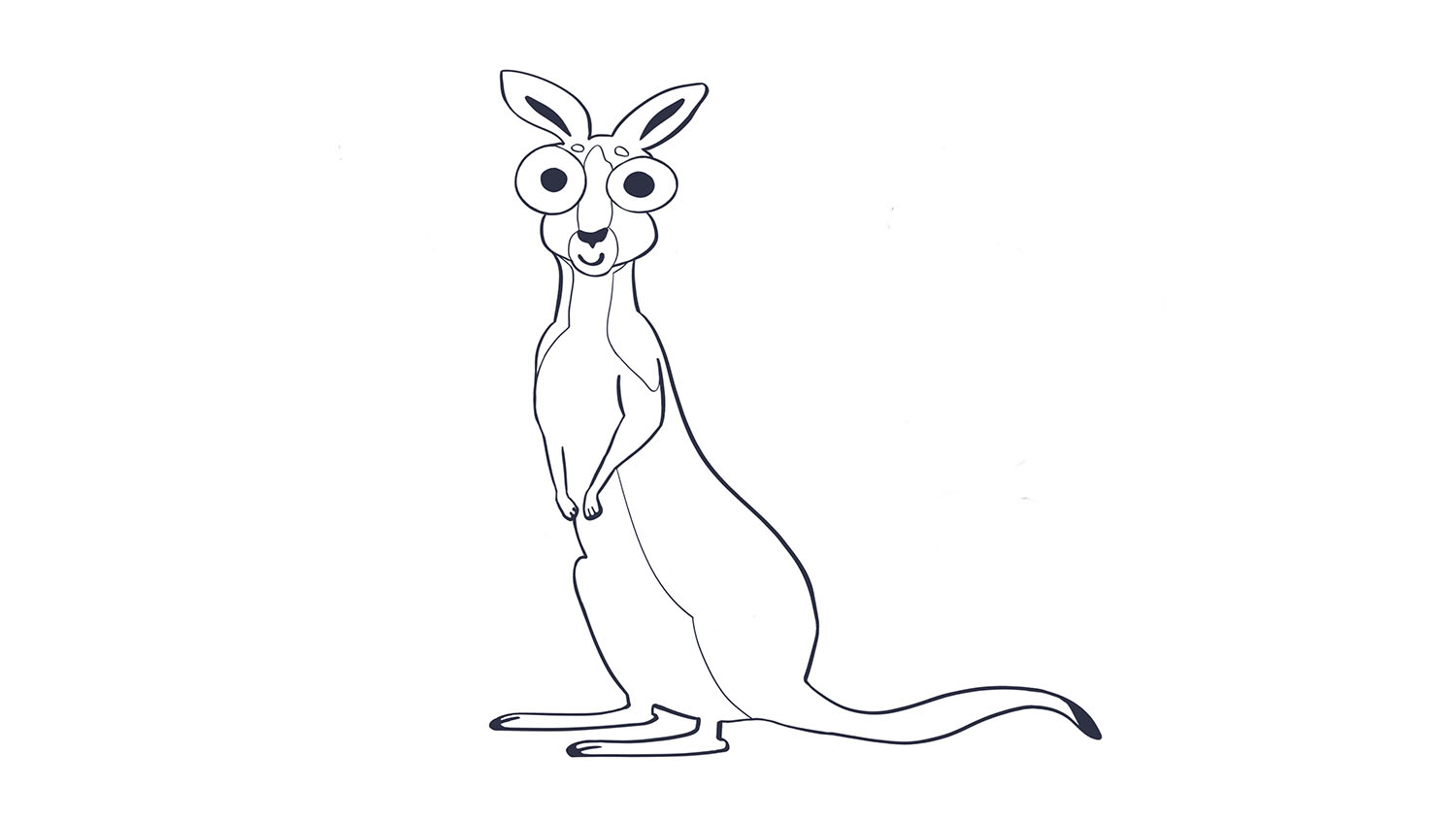 41. Canguro / Kangaroo. 103dibujos