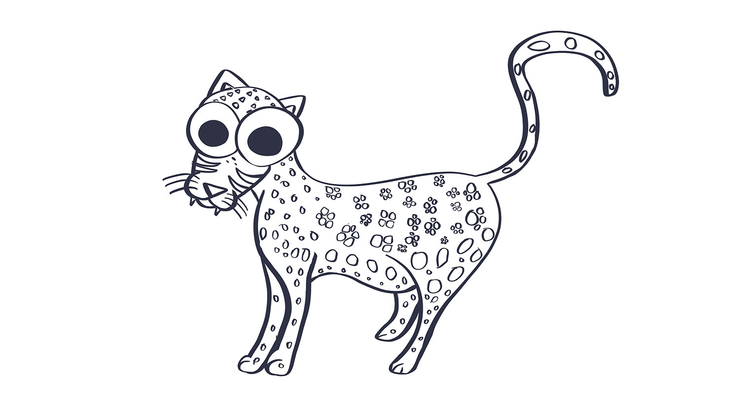 jaguar para colorear dibujos