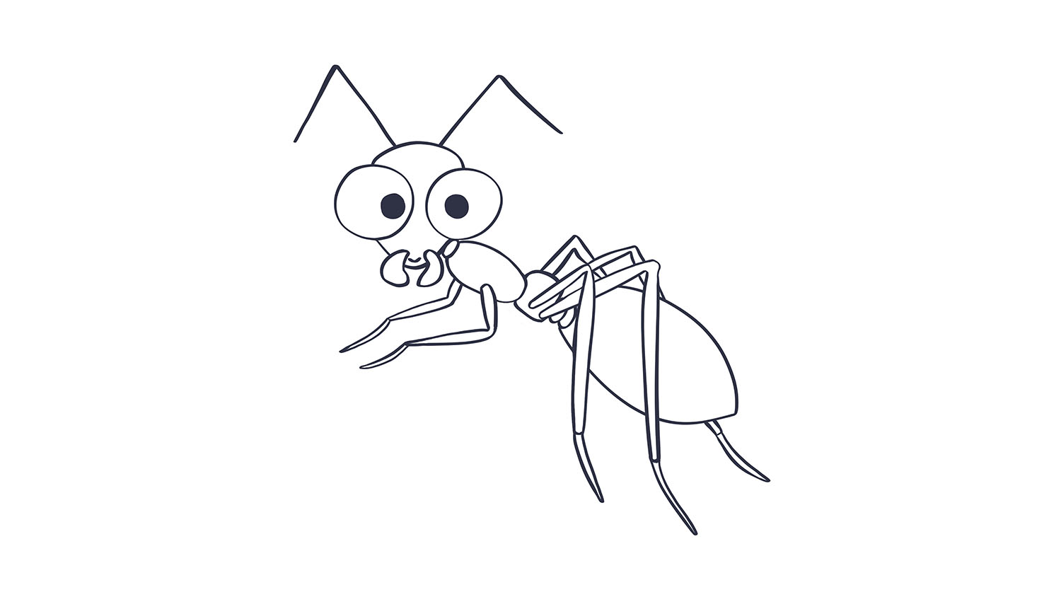 hormiga para colorear dibujos