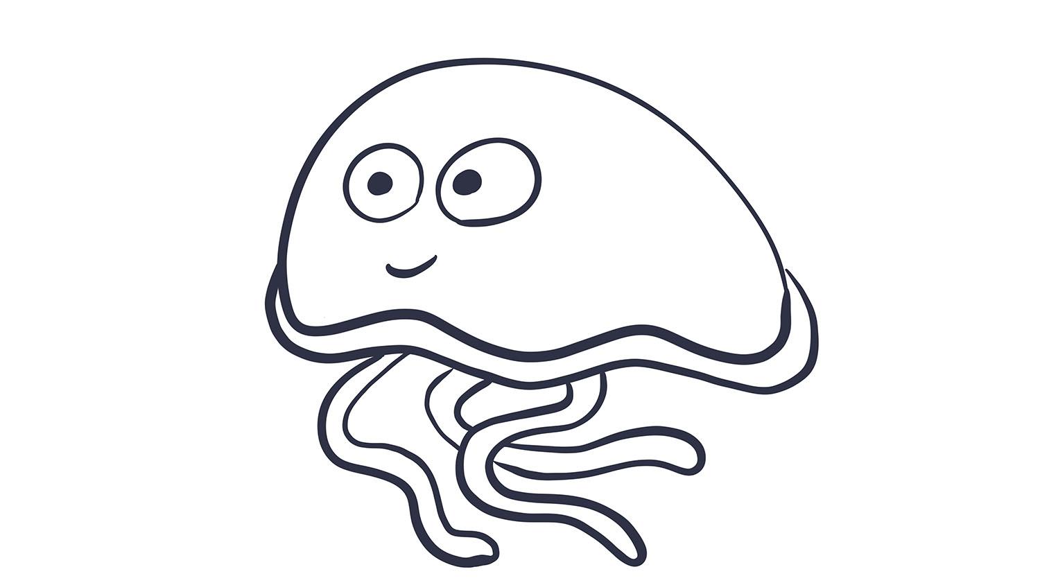 8. Medusa / Jellyfish. 103dibujos