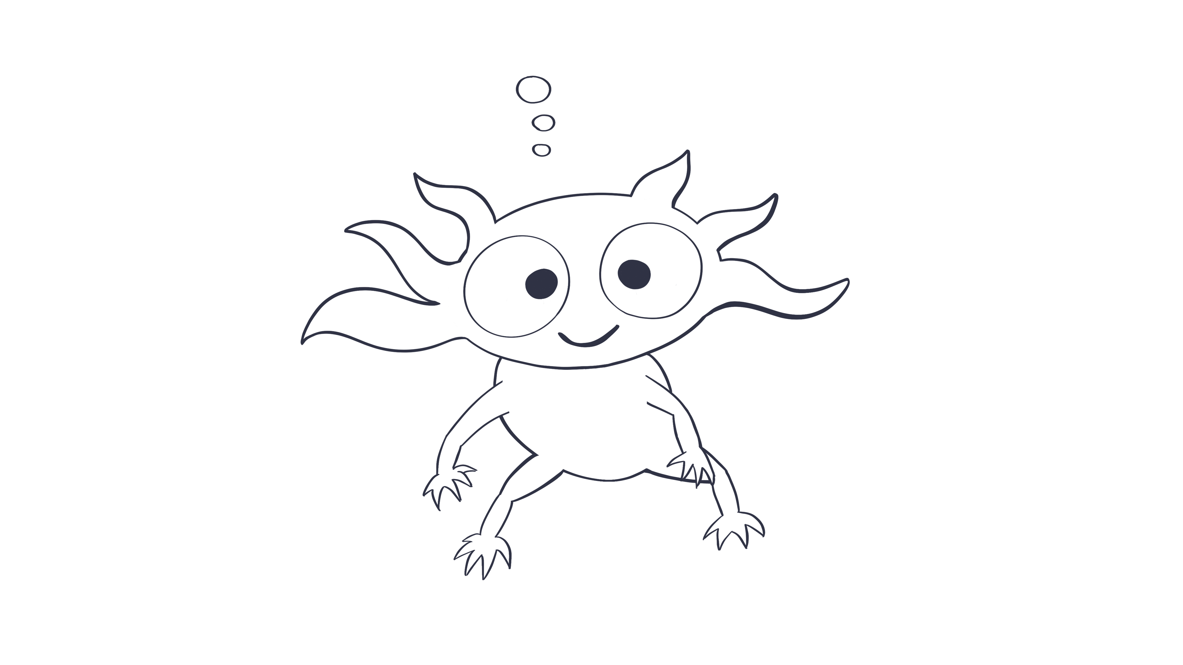 86 Ajolote Axolotl 103dibujos